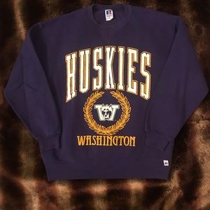 Vintage Washington huskies swearshirt